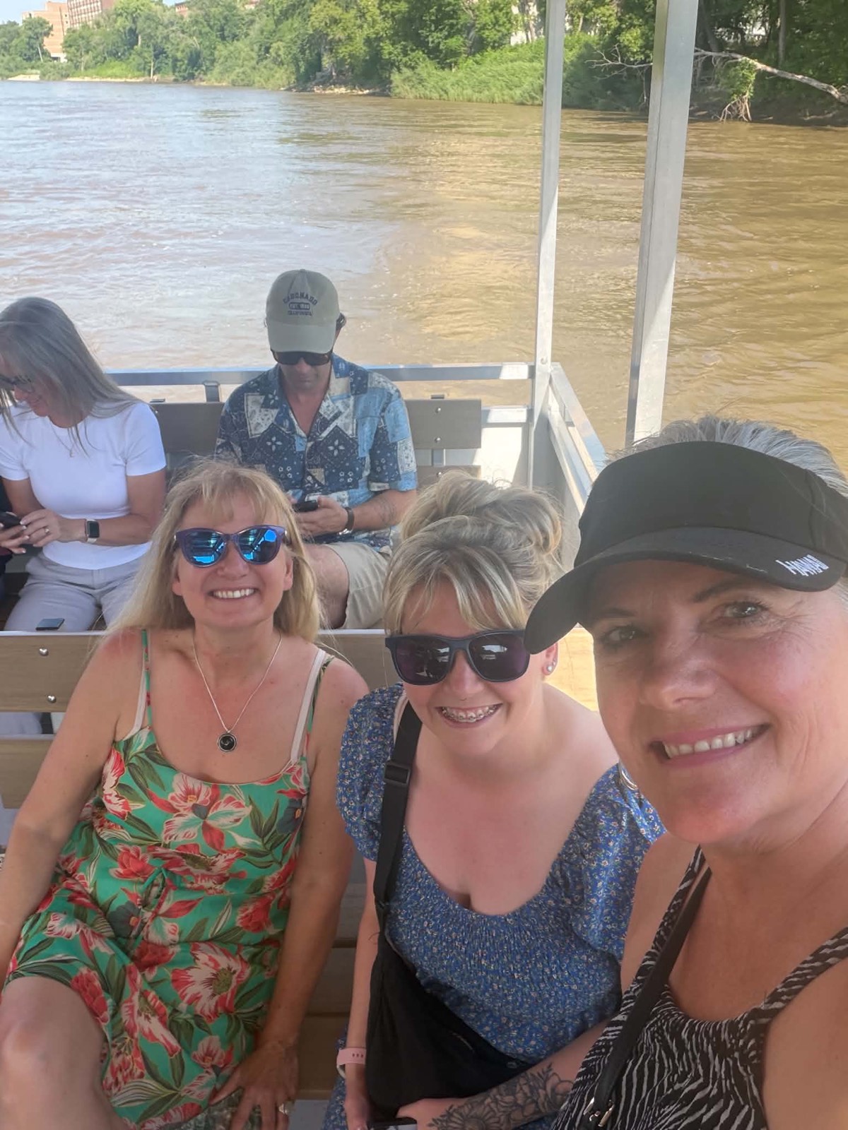 MGMAC members at a conference patio social